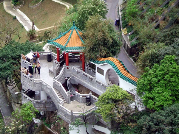 Taipingshan Mountain Victoria Peak Bird View 